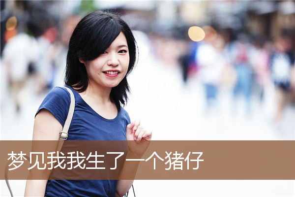 梦见我我生了一个猪仔 我我生了一个猪仔